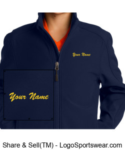KIDS Port Authority Youth Core Soft Shell Jacket (TEAM JACKET) Design Zoom